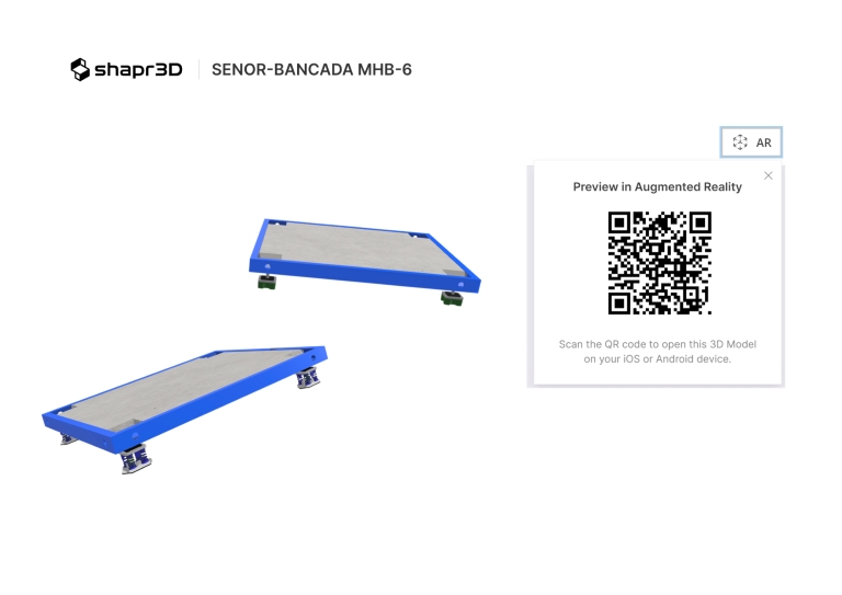 referencia BANCADA MHB-6 SENOR