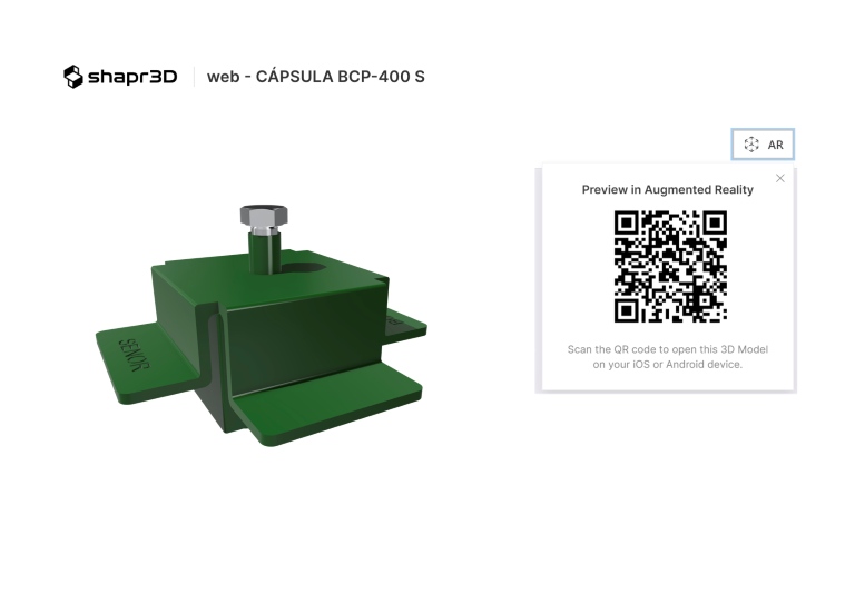 referencia CAPSULA BCP-400 S SENOR