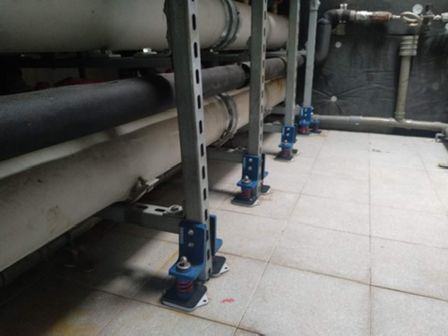 Amortiguador con dos topes para máquinas semi-industriales con apoyo a suelo -Modelo TBM/IX + PT2 -  SENOR - Vista 7